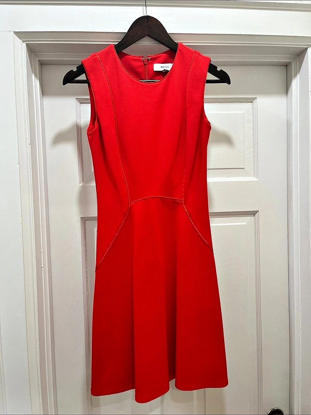 Reiss Red Midi Dress - Like New
